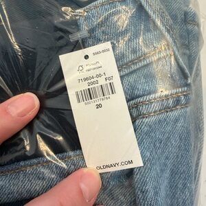 Maternity Front Low Panel Old Navy Sky Blue Denim straight leg Pants